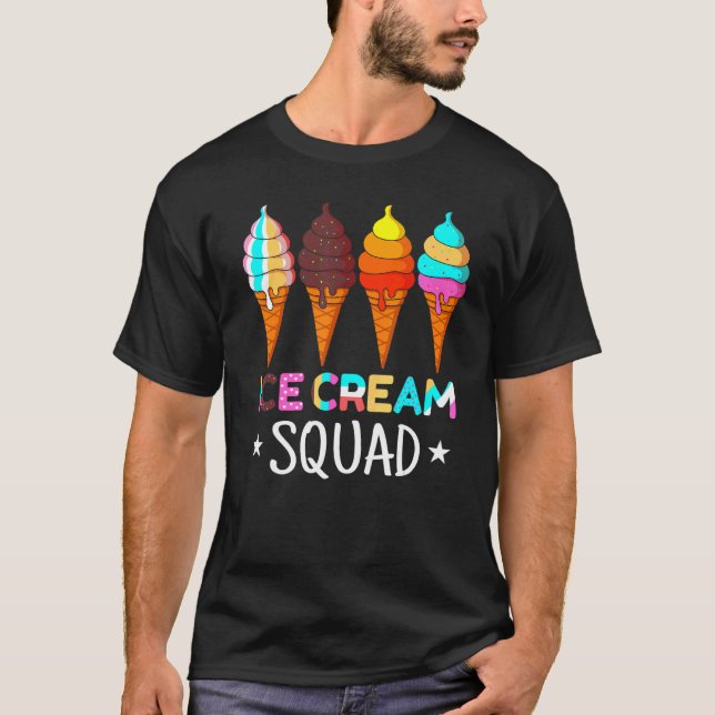 Camiseta Hielo de verano de Ice Cream Squad (Anverso)