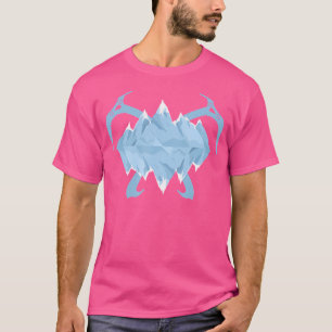 Camiseta Hielo Escalando Deportes Extremos Hielo Escalando 