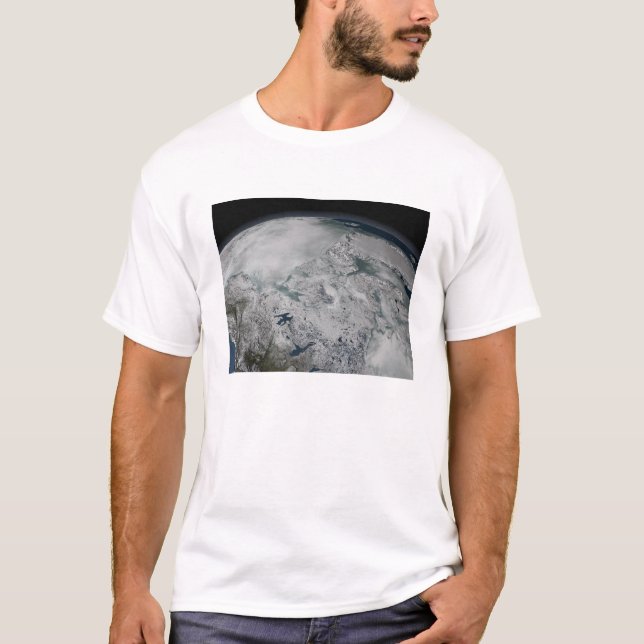 Camiseta Hielo marino por encima de Norteamérica (Anverso)
