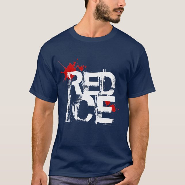 Camiseta Hielo rojo (hockey) (Anverso)