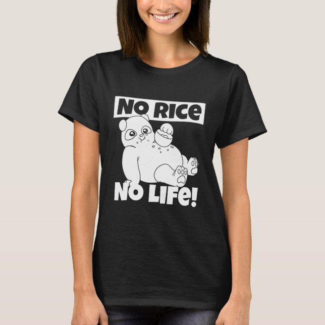 Camiseta hielo sin vida Panda Rice Filipinas (Anverso)