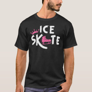 Camiseta Hielo Skate Queen Ice Figura Skater Deportes De In