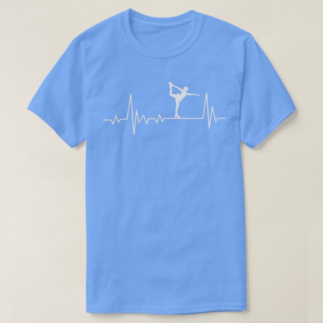 Camiseta Hielo Skyline Dance Figura Punto de corazón Ritmo  (Diseño del anverso)