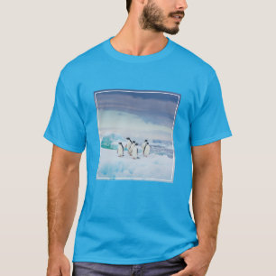 Camiseta Hielo y nieve   Adelie Penguins Antártida