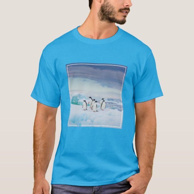 Camiseta Hielo y nieve | Adelie Penguins Antártida (Anverso)
