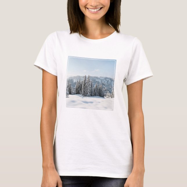 Camiseta Hielo y nieve | Allgäu Bavaria Alemania (Anverso)