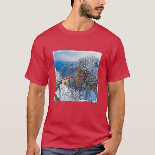 Camiseta Hielo y nieve | Bernina Express, Suiza (Anverso)