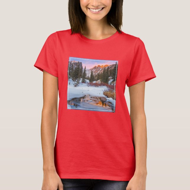 Camiseta Hielo y nieve | Estes Park, Colorado (Anverso)