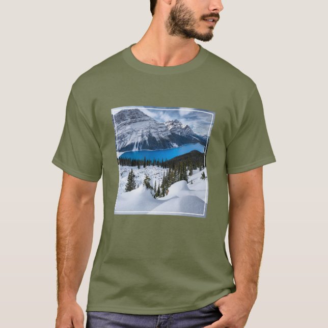Camiseta Hielo y nieve | Lago Peyto, Rockies Canadienses (Anverso)