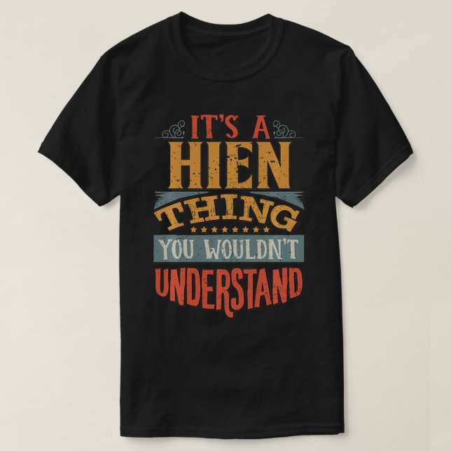 Camiseta Hien Name (Diseño del anverso)