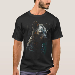 Camiseta Hiena Depredador Animal Zoológico Motivo Hyaena 1