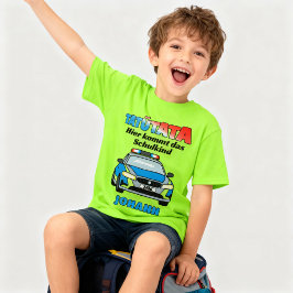 Camiseta Hier kommt das Schulkind - Polizei Tatütata