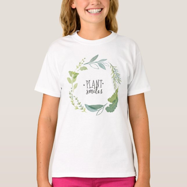 Camiseta Hierbas finas II | Sonrisas vegetales (Anverso)
