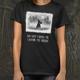 Camiseta Hierbas para la recolección de brujas en luna llen