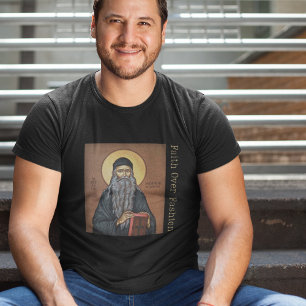Camiseta Hieromonje Serafín Rose Cristiano Ortodoxo