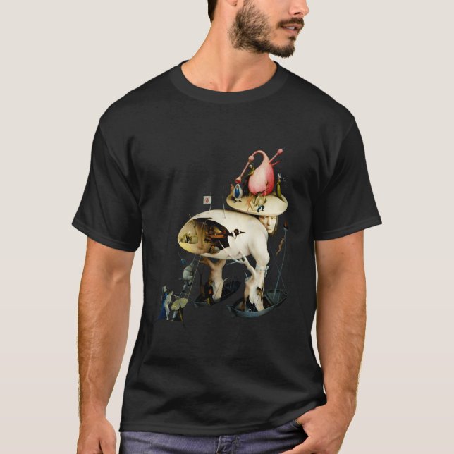Camiseta Hieronymus Bosch Detail Garden De Ehly Delights (Anverso)