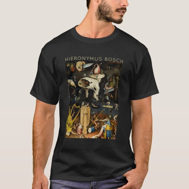 Camiseta Hieronymus Bosch El Jardín De Ehly Delights Por (Anverso)