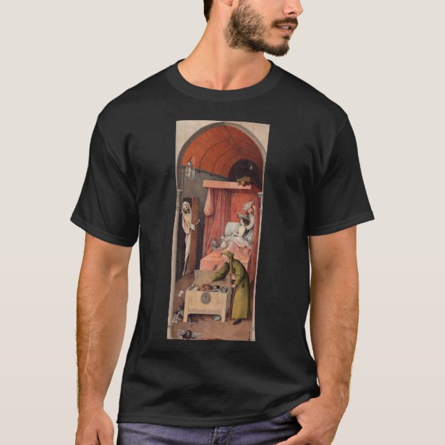 Camiseta Hieronymus Bosch - La Muerte Y El Miser (Anverso)