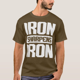 Camiseta Hierro Sharpens Iron Christian Workout Iron Sharpe