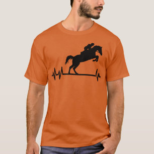 Camiseta Hígado de impulsos de caballos de latido ecuestres