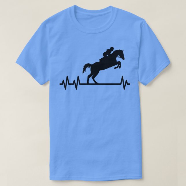 Camiseta Hígado de impulsos de caballos de latido ecuestres (Diseño del anverso)