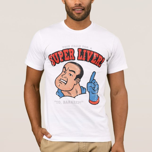 Camiseta Hígado estupendo (Anverso)