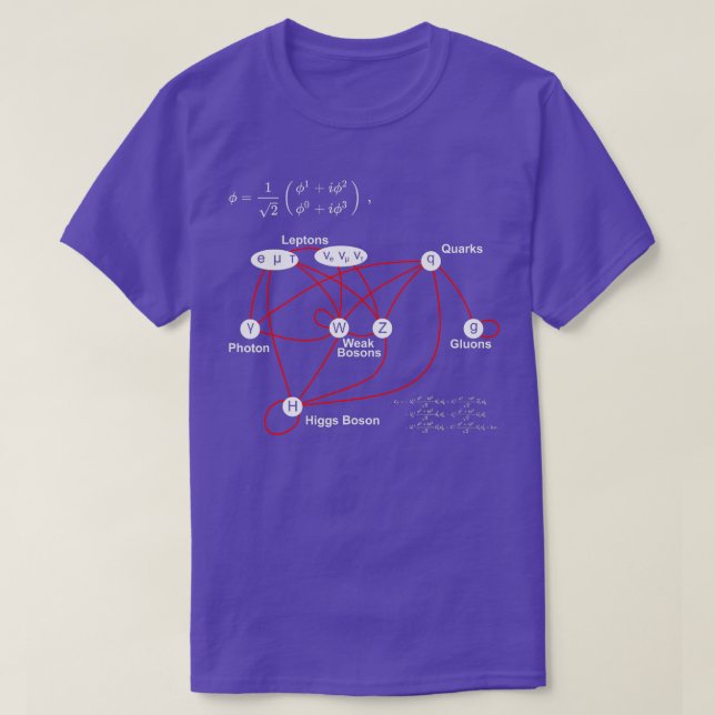 Camiseta Higgs Boson Physics Quantum Mechanics Science Love (Diseño del anverso)