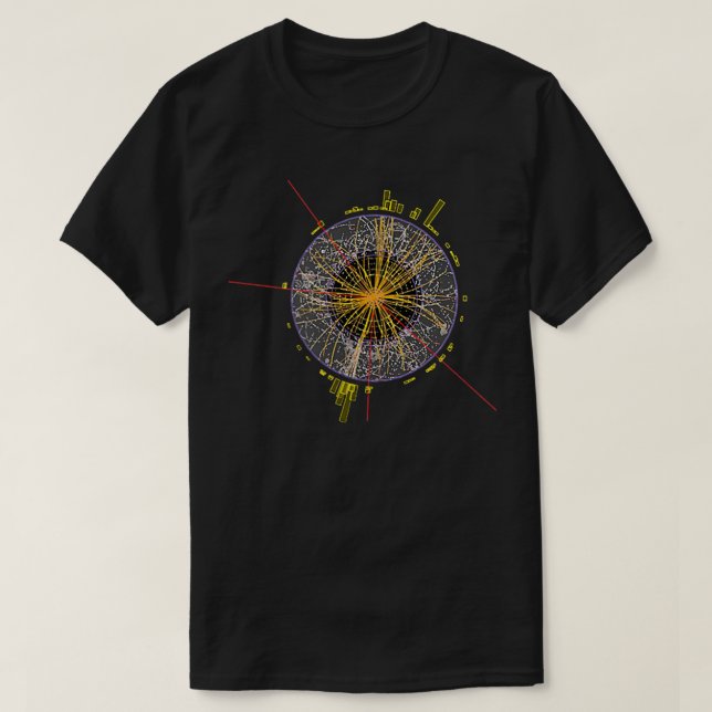 Camiseta Higgs Boson T La partícula de Dios (Diseño del anverso)