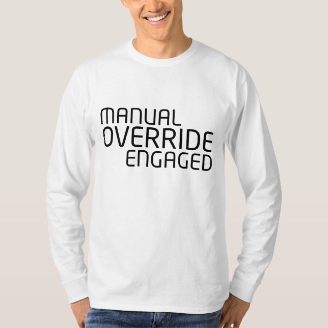 Camiseta High-Density Minimalist Typography Long Sleeve (Anverso)