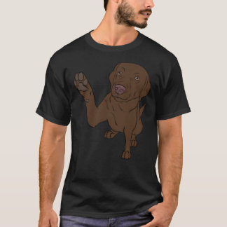 Camiseta High Five Chocolate Labrador Classic T-Shirng