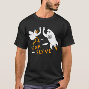 Camiseta High Flyve Duck Rocket Lovely Sweet dog lover anim
