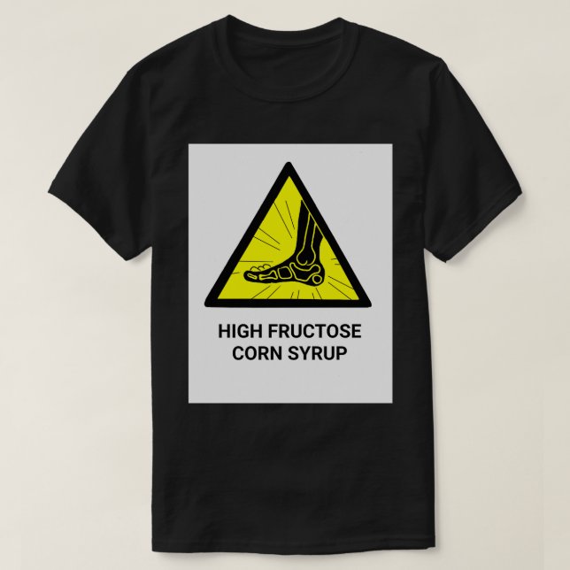 Camiseta High Fructose Corn Syrup HFCS (Diseño del anverso)