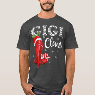 Camiseta High Heel Gigi Santa Claus Christmas Pajama Xmas W