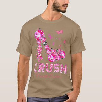 Camiseta High Heels Crush Breast Cancer Awareness Pink Ribb