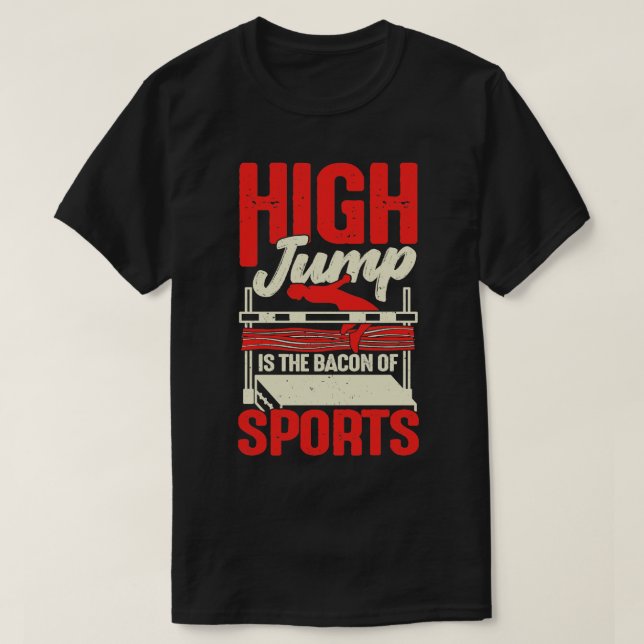 Camiseta High Jump Es El Baco Del Regalo De Alto Saltador D (Diseño del anverso)