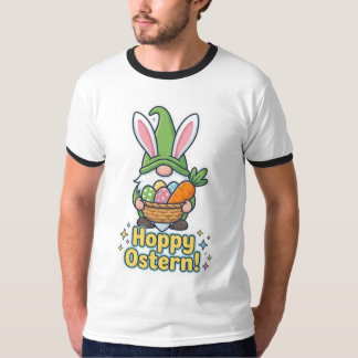 Camiseta High-quality "Hoppy Easter" gnome illustration