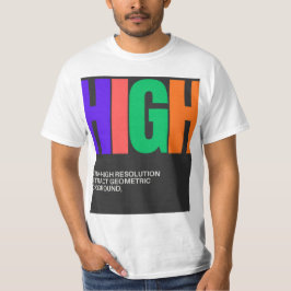 Camiseta High-Resolution Abstract Art