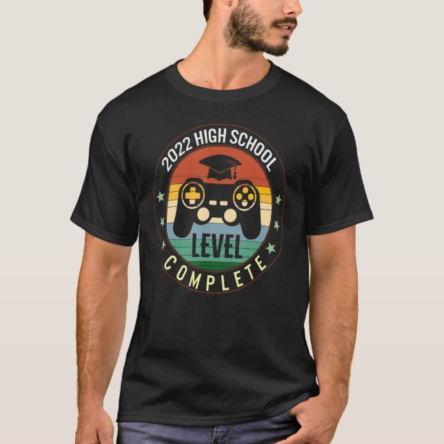 Camiseta High School 2022 Graduation Level Complete Video G (Anverso)