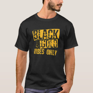 Camiseta High School Football Black Gold Game Day Group