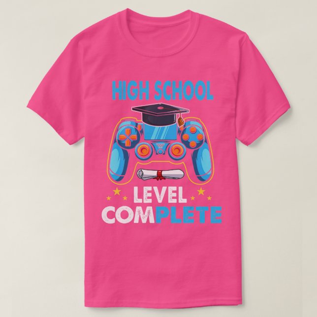 Camiseta High School Level Complete Graduation 2022 (4)  (Diseño del anverso)