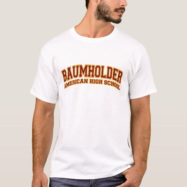 Camiseta High School secundaria americana de Baumholder (Anverso)