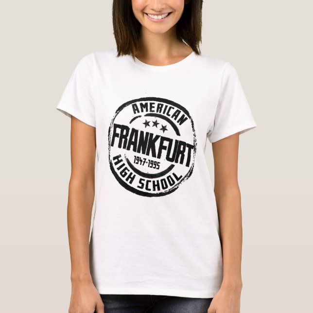 Camiseta High School secundaria americana de Francfort (Anverso)