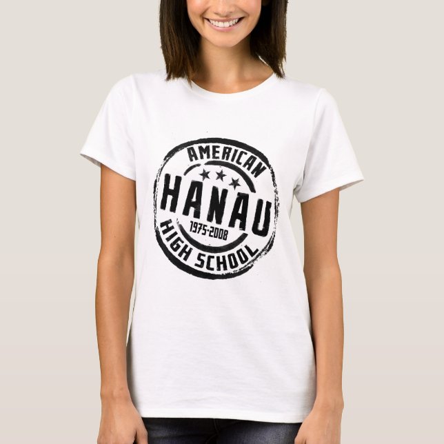 Camiseta High School secundaria americana de Hanau (Anverso)