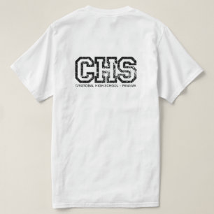 Camiseta High School secundaria de Cristobal (CHS)