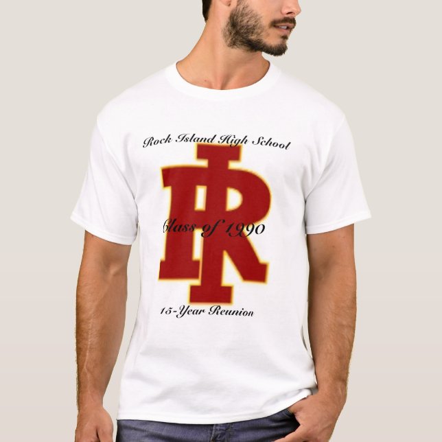 Camiseta High School secundaria de la isla de la roca (Anverso)