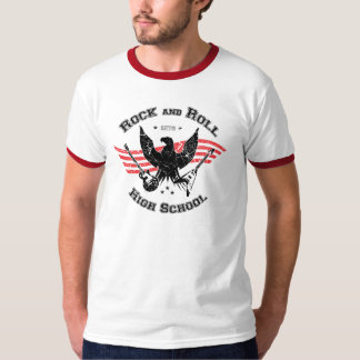 Camiseta High School secundaria del rock-and-roll