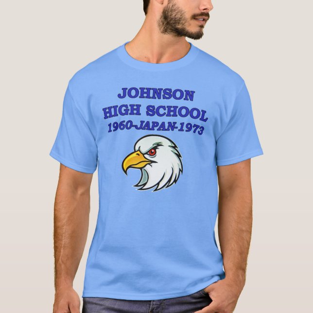 Camiseta High School secundaria Japón de Johnson (Anverso)
