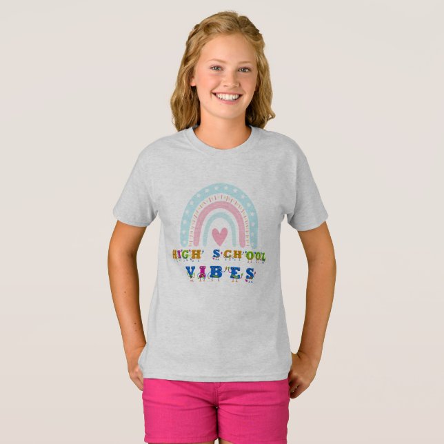 Camiseta High School vibes T-Shirt (Anverso completo)