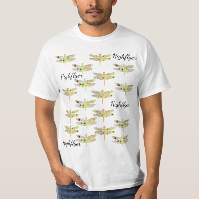 Camiseta Highflyers floral Dragonflies  (Anverso)