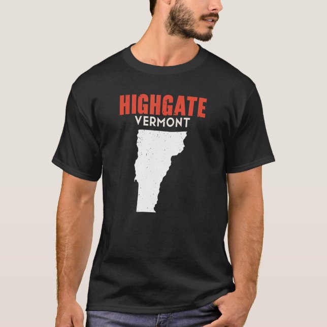 Camiseta Highgate Vermont Estados Unidos Estados Unidos Via (Anverso)